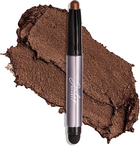 Julep Eyeshadow 101 Cream-to-Powder Waterproof Shadow Stick – Cocoa Shimmer – Long-Lasting, Crease-Proof, Chocolate Brown Shimmer Cream Eyeshadow with Built-in Smudger